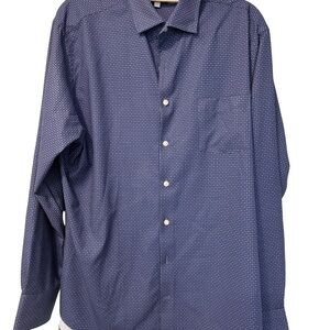 Peter Millar Blue Patterned Men's Shirt